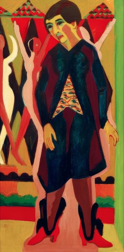 Portrait of Anna Müller by Ernst Ludwig Kirchner